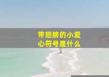 带翅膀的小爱心符号是什么