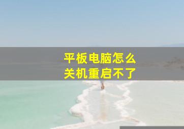 平板电脑怎么关机重启不了