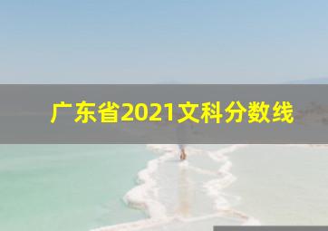 广东省2021文科分数线