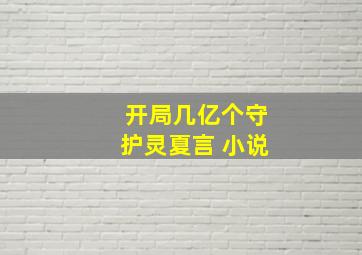 开局几亿个守护灵夏言 小说