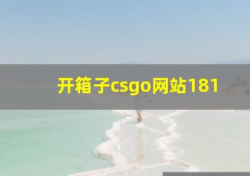 开箱子csgo网站181