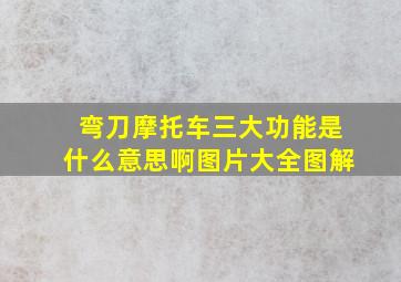 弯刀摩托车三大功能是什么意思啊图片大全图解