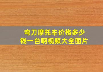 弯刀摩托车价格多少钱一台啊视频大全图片