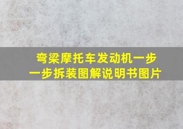 弯梁摩托车发动机一步一步拆装图解说明书图片