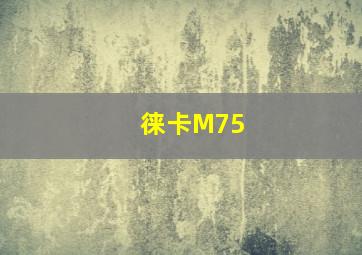 徕卡M75