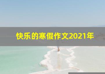 快乐的寒假作文2021年