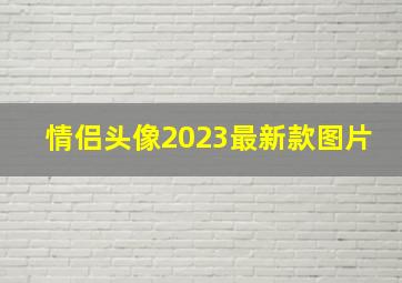 情侣头像2023最新款图片