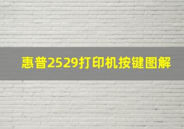 惠普2529打印机按键图解