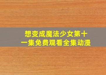 想变成魔法少女第十一集免费观看全集动漫