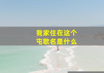 我家住在这个屯歌名是什么