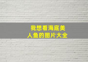 我想看海底美人鱼的图片大全