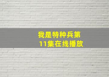 我是特种兵第11集在线播放