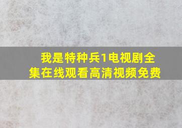 我是特种兵1电视剧全集在线观看高清视频免费