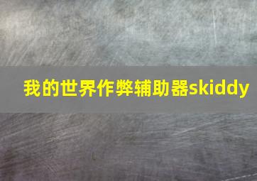 我的世界作弊辅助器skiddy