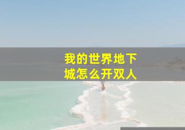 我的世界地下城怎么开双人