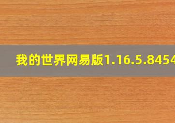 我的世界网易版1.16.5.84547