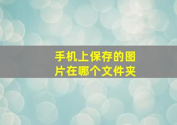 手机上保存的图片在哪个文件夹