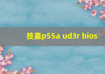 技嘉p55a ud3r bios