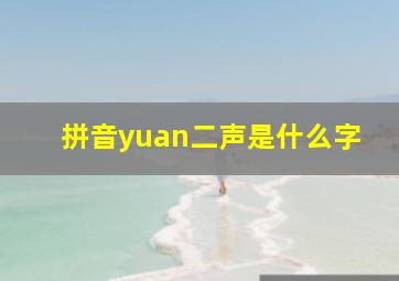 拼音yuan二声是什么字