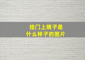 挂门上镜子是什么样子的图片