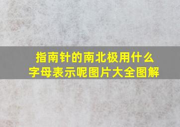 指南针的南北极用什么字母表示呢图片大全图解