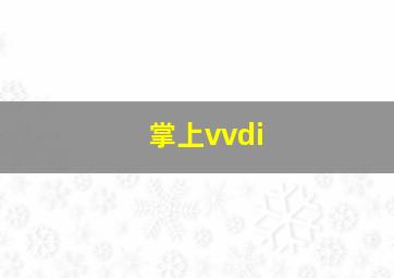 掌上vvdi