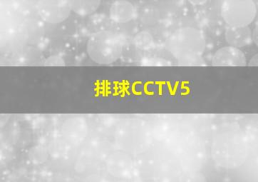 排球CCTV5