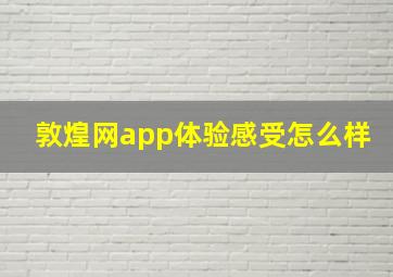 敦煌网app体验感受怎么样