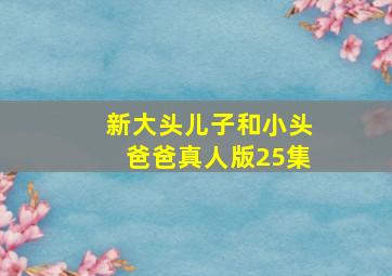 新大头儿子和小头爸爸真人版25集