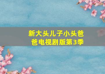 新大头儿子小头爸爸电视剧版第3季