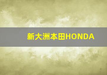 新大洲本田HONDA