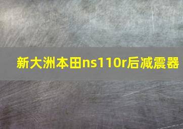 新大洲本田ns110r后减震器