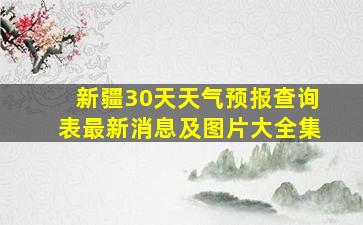 新疆30天天气预报查询表最新消息及图片大全集