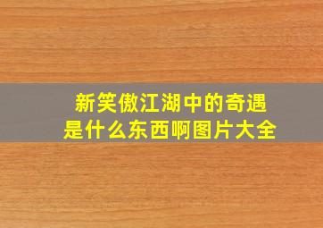 新笑傲江湖中的奇遇是什么东西啊图片大全