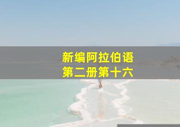 新编阿拉伯语第二册第十六