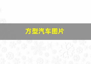 方型汽车图片