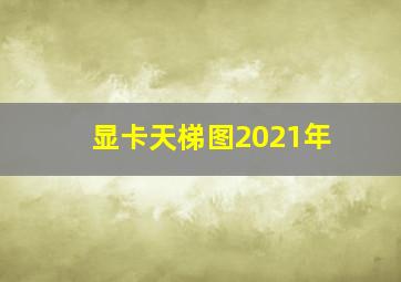 显卡天梯图2021年