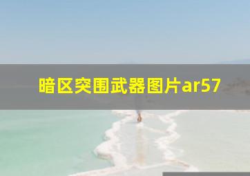 暗区突围武器图片ar57