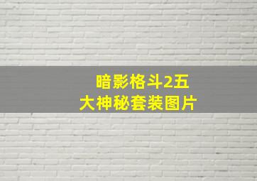 暗影格斗2五大神秘套装图片