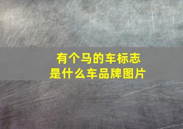 有个马的车标志是什么车品牌图片