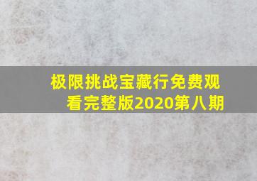 极限挑战宝藏行免费观看完整版2020第八期