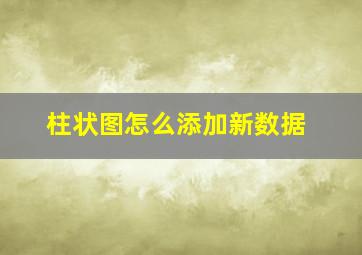 柱状图怎么添加新数据