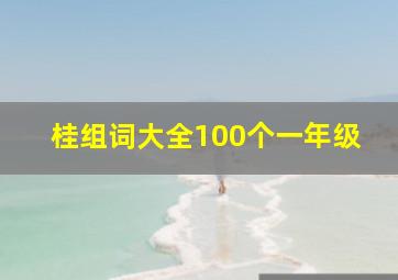 桂组词大全100个一年级