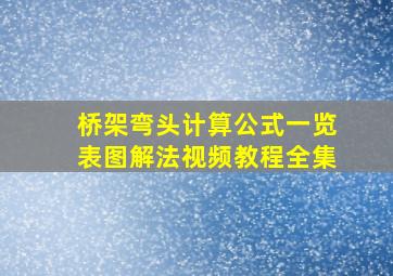 桥架弯头计算公式一览表图解法视频教程全集