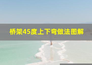 桥架45度上下弯做法图解