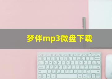 梦伴mp3微盘下载