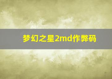 梦幻之星2md作弊码