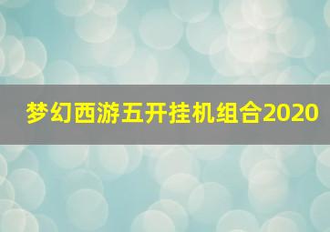 梦幻西游五开挂机组合2020