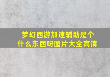 梦幻西游加速辅助是个什么东西呀图片大全高清