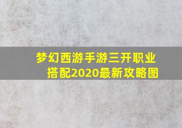 梦幻西游手游三开职业搭配2020最新攻略图